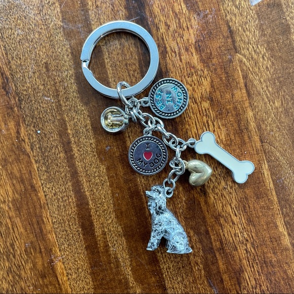 I ❤️ my dog keychain for poodle lovers - Picture 1 of 6